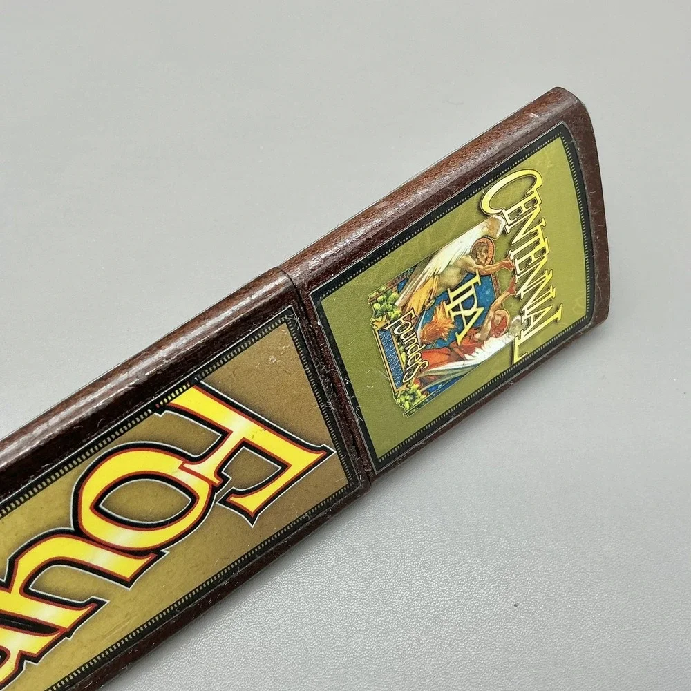 Founders Centennial IPA Beer Tap Handle Brown Gold Bar Pub Draft Taproom Decor